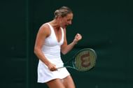 Marta Kostyuk at Wimbledon 2024. (Photo: Getty)